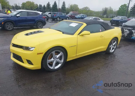 2014 Chevrolet Camaro Ss из США, поврежденный, VIN 2G1FK3DJXE9316133